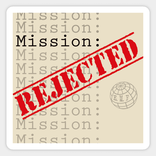 Mission: Rejected Logo Magnet by Mission Rejected